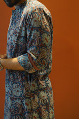 Tarang : Blockprint Knee-Length Kurta(PRE-ORDER)