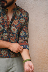 Kamal : Blockprint Short Kurta