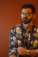 Saral : Blockprint Short Kurta