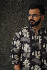 Saral : Blockprint Short Kurta