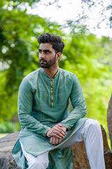 VAANA : Mangalgiri Knee-Length Kurta